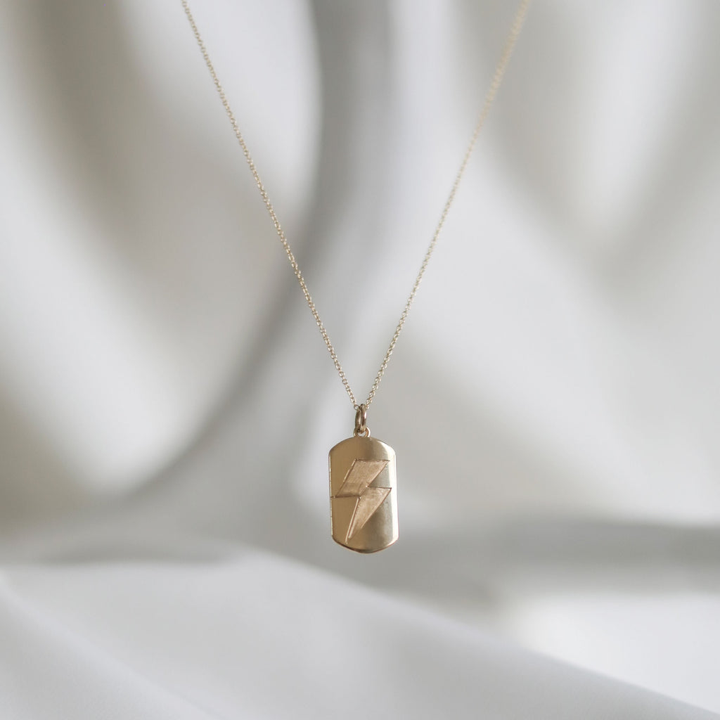 ELIZA BOLT TAG NECKLACE