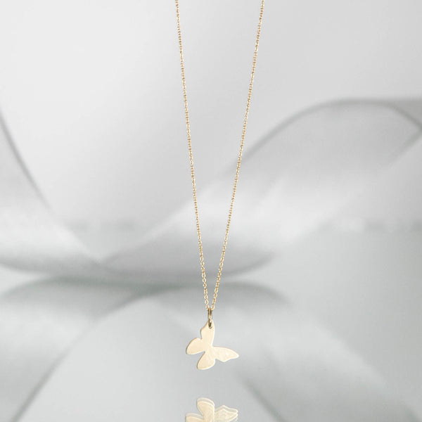 TALIA BUTTERFLY DROP NECKLACE