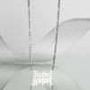 REBEL -  OLD ENGLISH NAMEPLATE NECKLACE