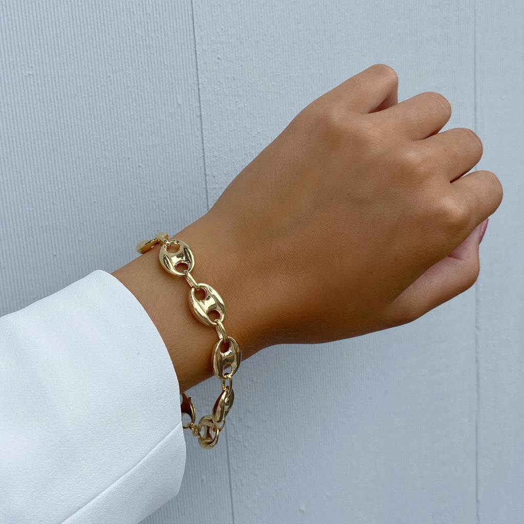 KYLEY  MARINER LINK - (GUCCI PUFF)  BRACELET
