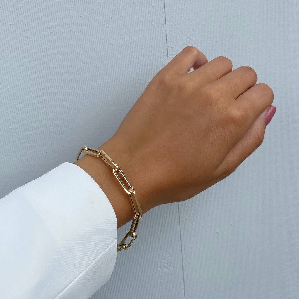 LILIANNA PAPERCLIP LINK BRACELET