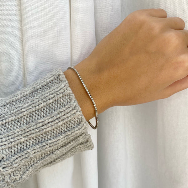 CARLEE CLASSIC 4 PRONG TENNIS BRACELET