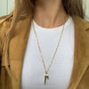 TWO FACED DOUBLE DAGGER NECKLACES