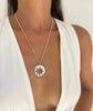 LUNA CUTOUT BURST DISC NECKLACE