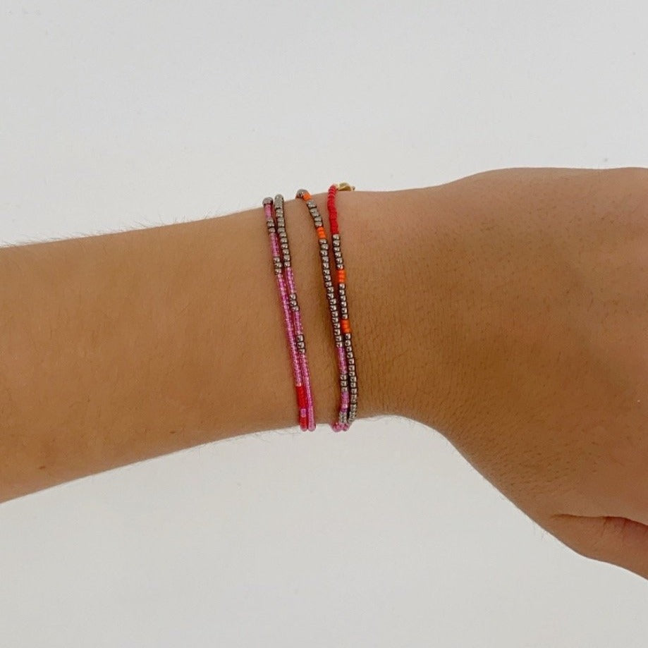 SALLY BEADED WRAP BRACELET