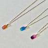SARAH OMBRE TAG NECKLACES
