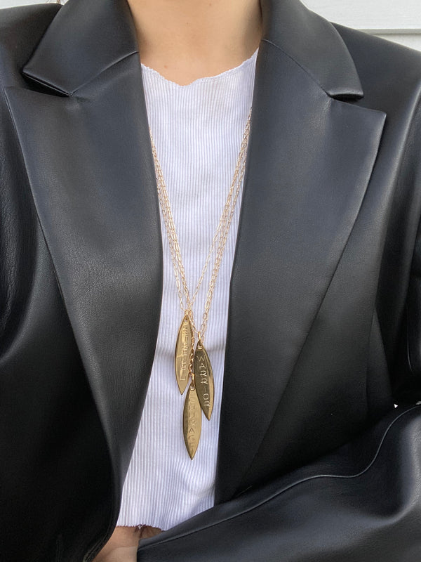 PASSIONATE SURF NECKLACE - STRENGTH  - WARRIOR - COURAGE