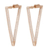 BERMUDA TRIANGLE HOOP EARRINGS