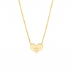 ROSEY HEART BURST NECKLACE