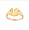CORI SIGNET HEART RING