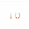 TRACIE  OVAL HUGGIE EARRINGS