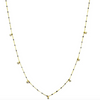 NIVA ENAMEL BEAD + STATIONED CHARMS - NECKLACE