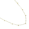NIVA ENAMEL BEAD + STATIONED CHARMS - NECKLACE
