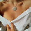 ARIANNA GEOMETRIC DISC NECKLACE - 1.5