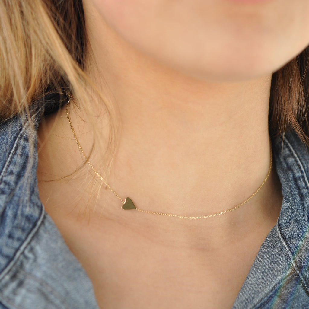 LILLIA BABY HEART NECKLACE