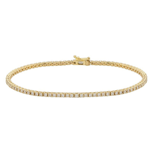 CARLEE CLASSIC 4 PRONG TENNIS BRACELET